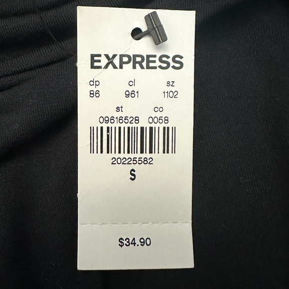 Express Women's Black Allegra Long-Sleeve Turtle Neck Top . Size S. NWT! - Picture 8 of 11